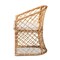 Baxton Studio Orchard Modern Bohemian White Fabric Upholstered and Natural Brown Rattan Dining Chair 203-12586 - alternate 5